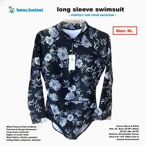 beachsissi / long sleeve swimsuit / XL